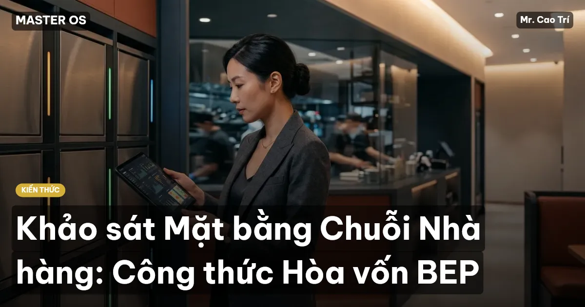 Khảo sát Mặt bằng Chuỗi Nhà hàng: Công thức Hòa vốn BEP