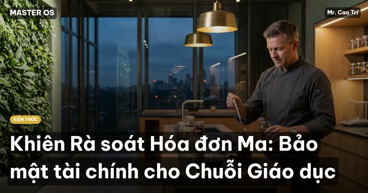 Khiên Rà soát Hóa đơn Ma: Bảo mật tài chính cho Chuỗi Giáo dục