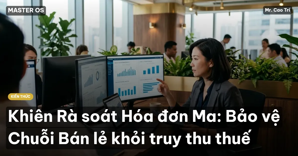 Khiên Rà soát Hóa đơn Ma: Bảo vệ Chuỗi Bán lẻ khỏi truy thu thuế