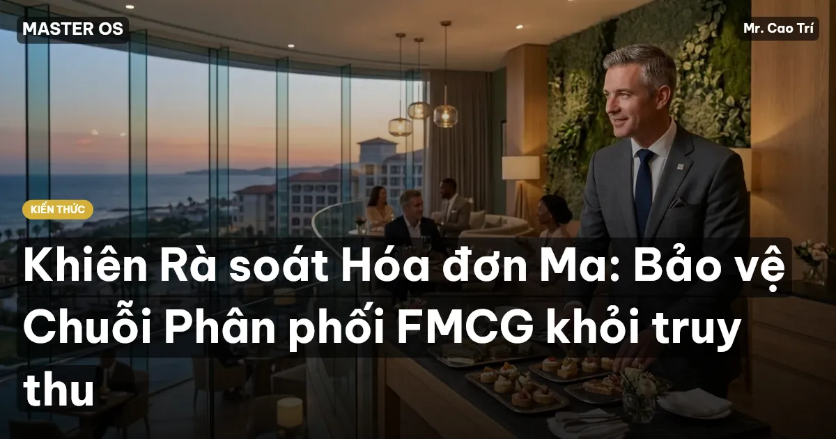 Khiên Rà soát Hóa đơn Ma: Bảo vệ Chuỗi Phân phối FMCG khỏi truy thu