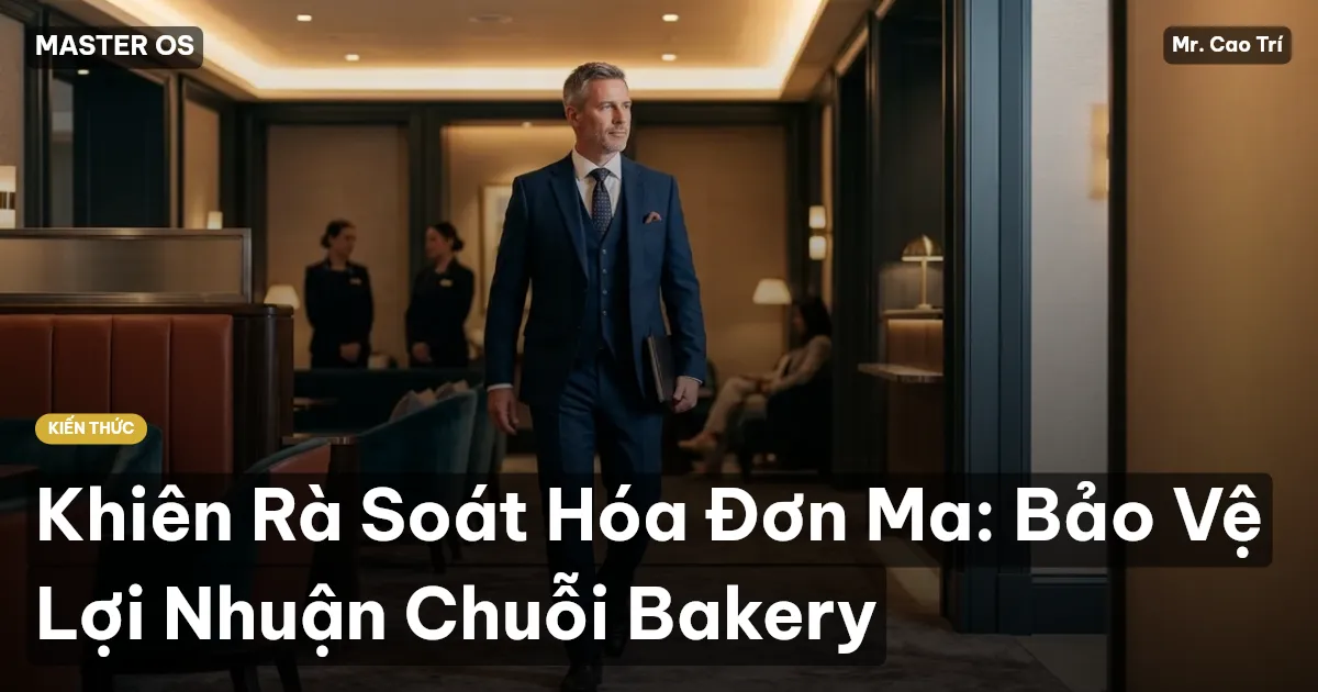 Khiên Rà Soát Hóa Đơn Ma: Bảo Vệ Lợi Nhuận Chuỗi Bakery