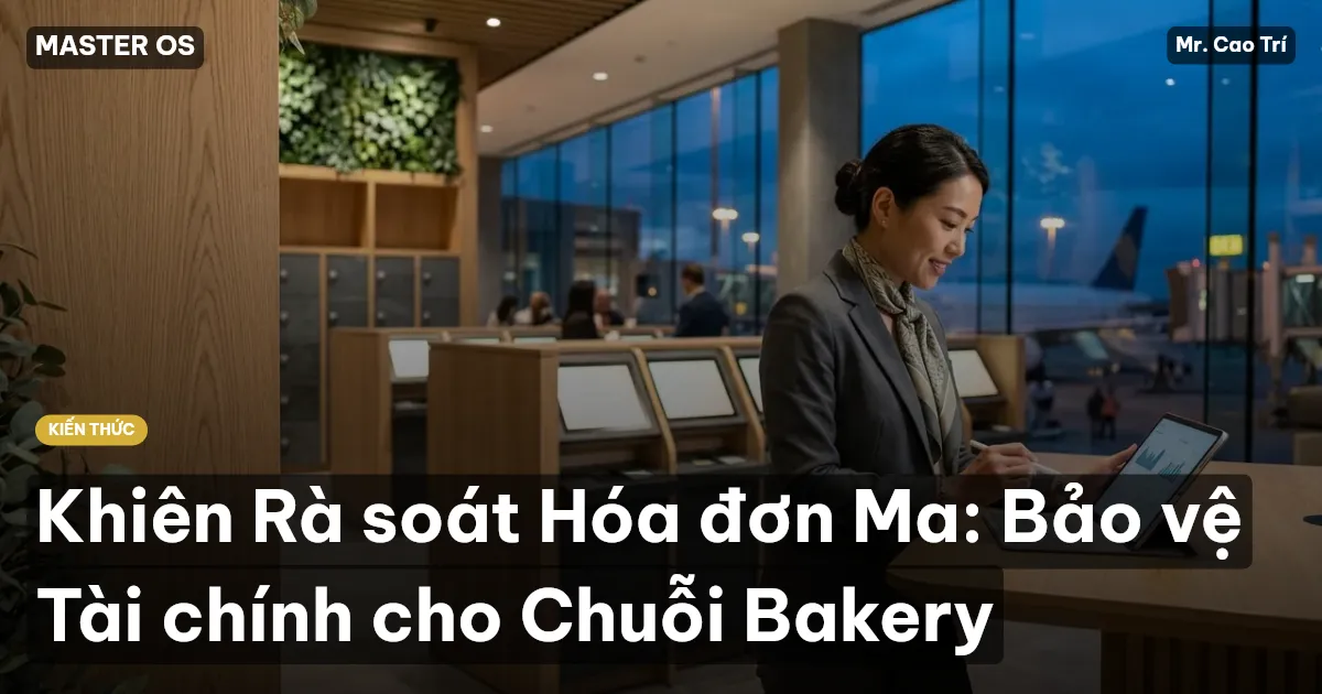 Khiên Rà soát Hóa đơn Ma: Bảo vệ Tài chính cho Chuỗi Bakery