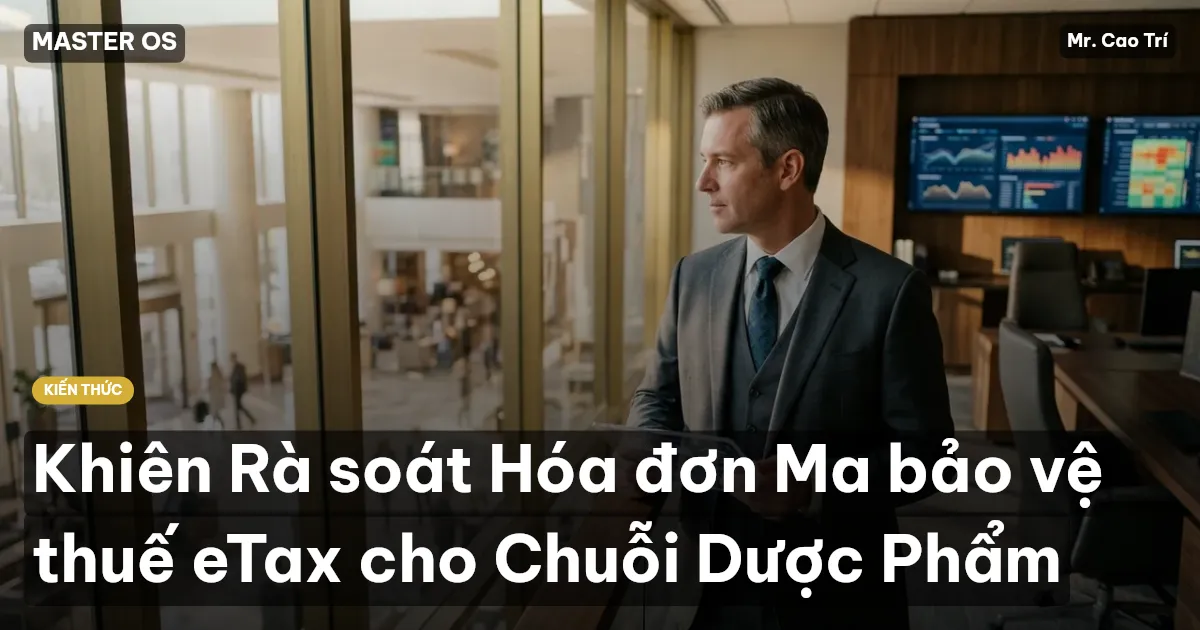 Khiên Rà soát Hóa đơn Ma bảo vệ thuế eTax cho Chuỗi Dược Phẩm