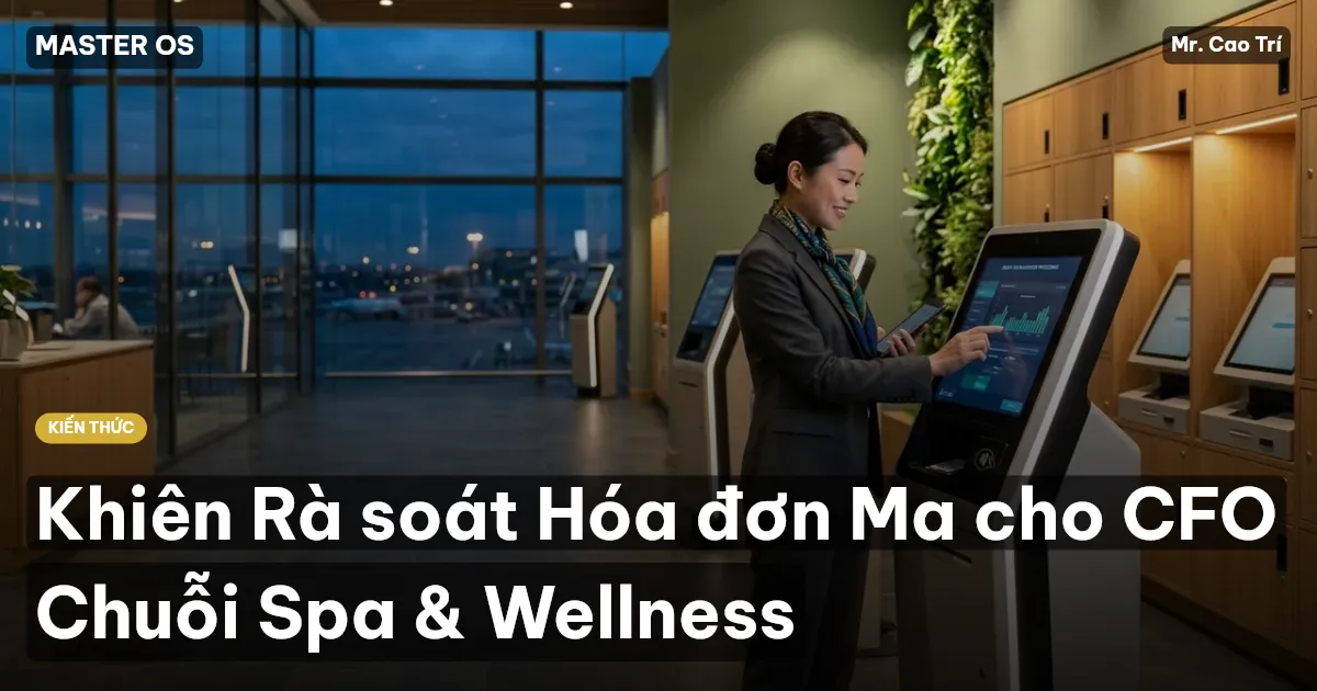 Khiên Rà soát Hóa đơn Ma cho CFO Chuỗi Spa & Wellness