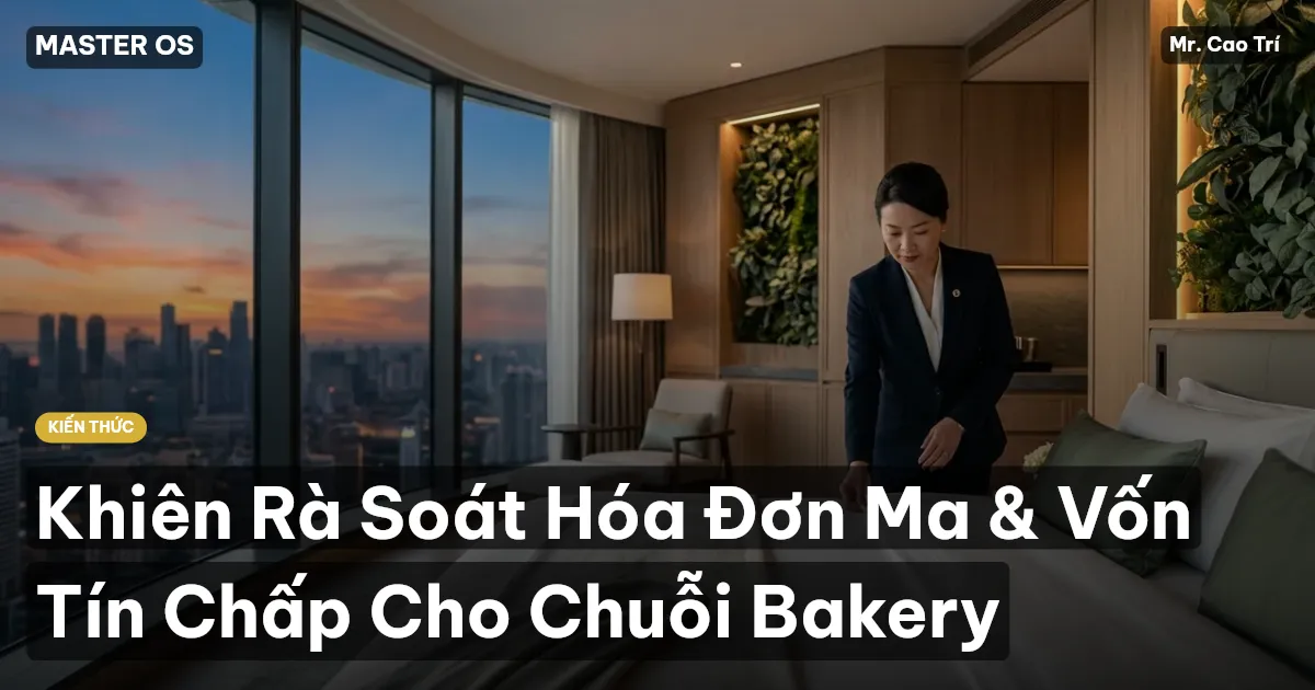 Khiên Rà Soát Hóa Đơn Ma & Vốn Tín Chấp Cho Chuỗi Bakery