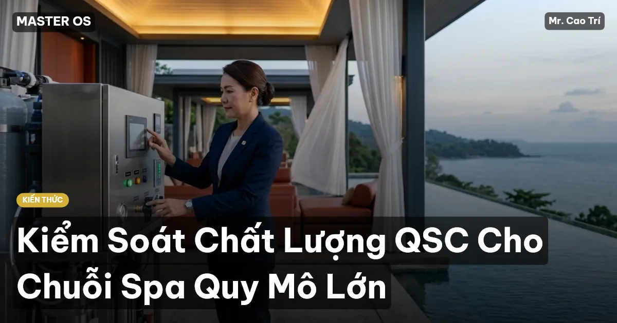 Kiểm Soát Chất Lượng QSC Cho Chuỗi Spa Quy Mô Lớn