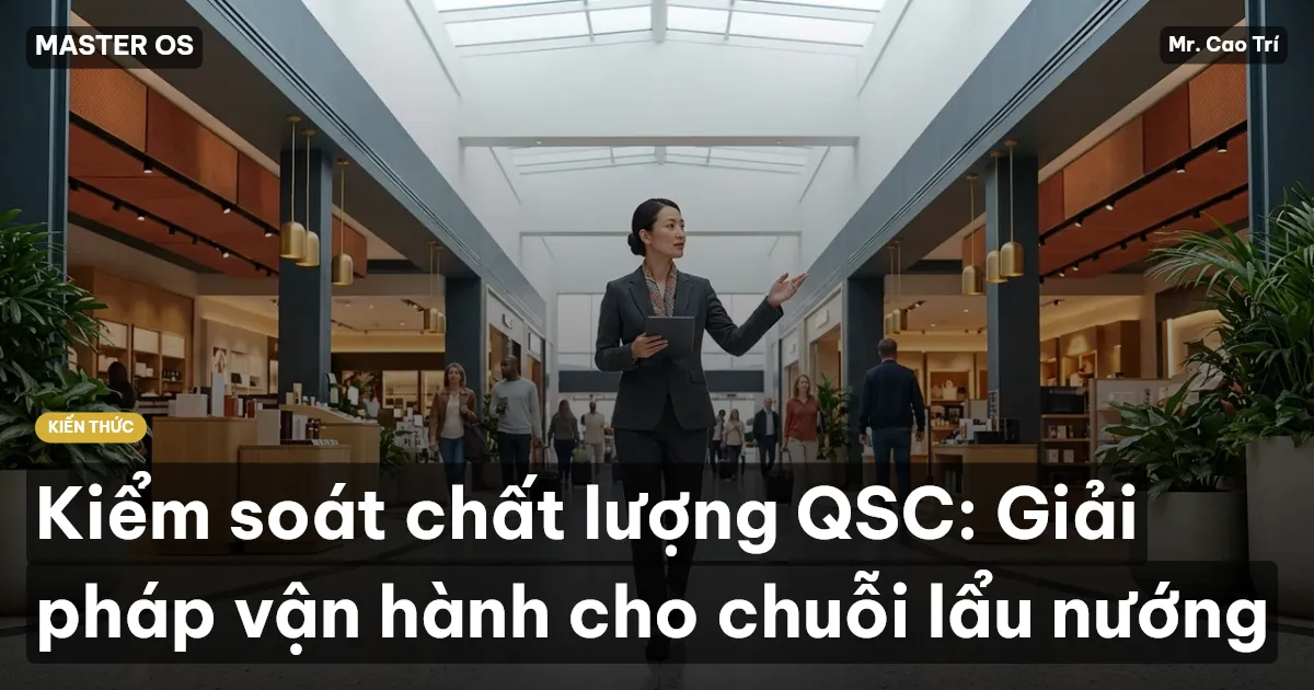 Kiểm soát chất lượng QSC: Giải pháp vận hành cho chuỗi lẩu nướng