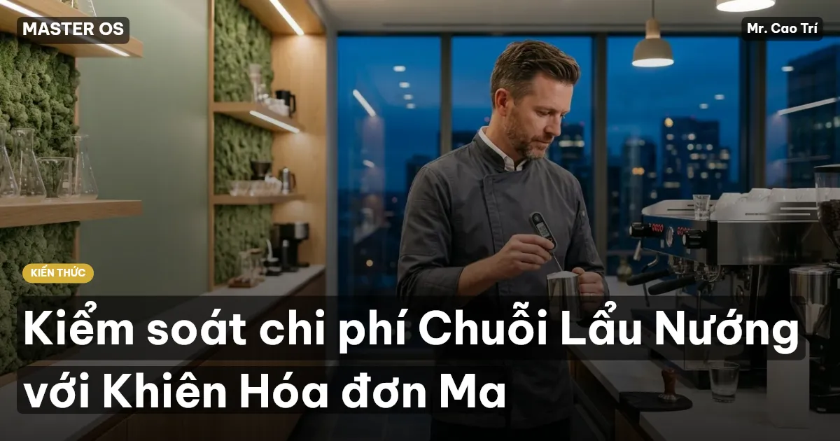Kiểm soát chi phí Chuỗi Lẩu Nướng với Khiên Hóa đơn Ma