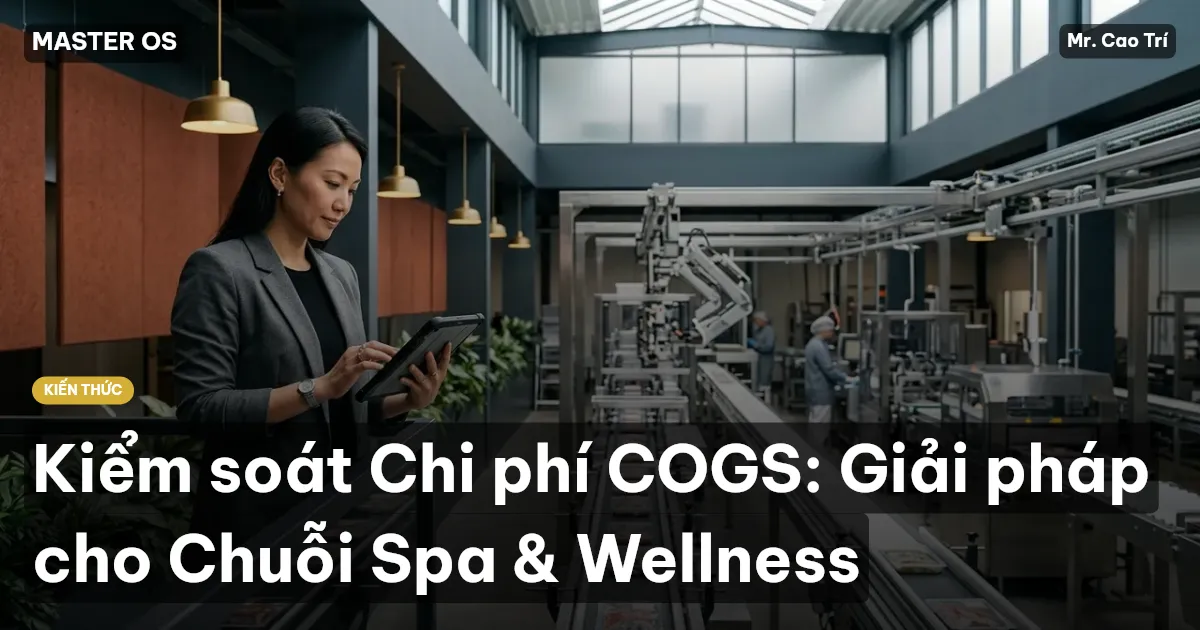 Kiểm soát Chi phí COGS: Giải pháp cho Chuỗi Spa & Wellness