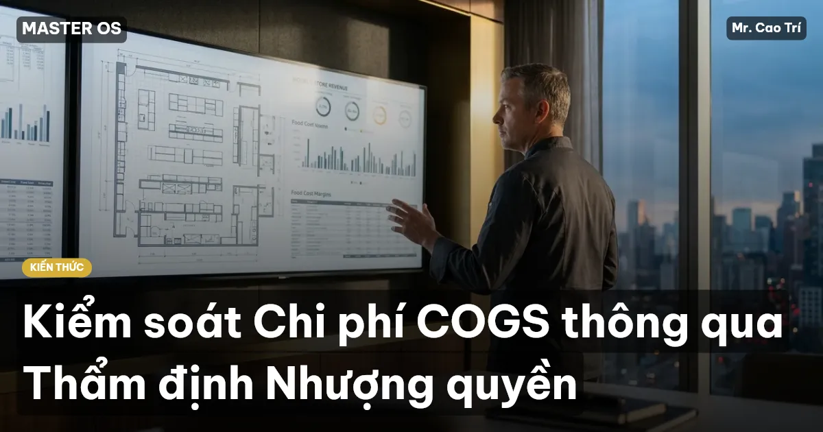 Kiểm soát Chi phí COGS thông qua Thẩm định Nhượng quyền