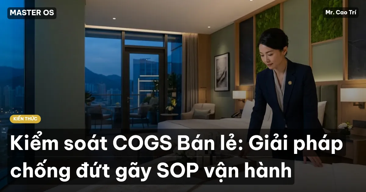 Kiểm soát COGS Bán lẻ: Giải pháp chống đứt gãy SOP vận hành