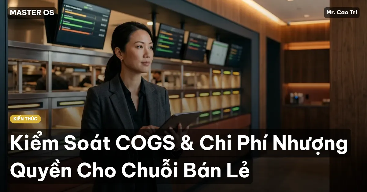 Kiểm Soát COGS & Chi Phí Nhượng Quyền Cho Chuỗi Bán Lẻ