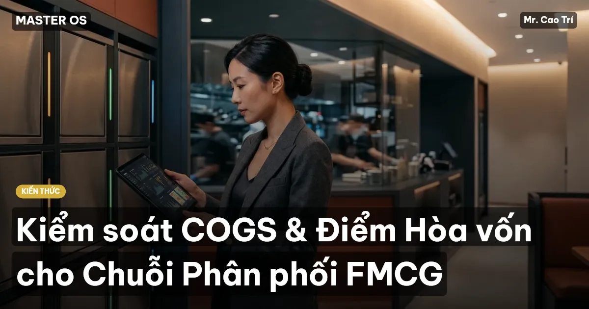 Kiểm soát COGS & Điểm Hòa vốn cho Chuỗi Phân phối FMCG