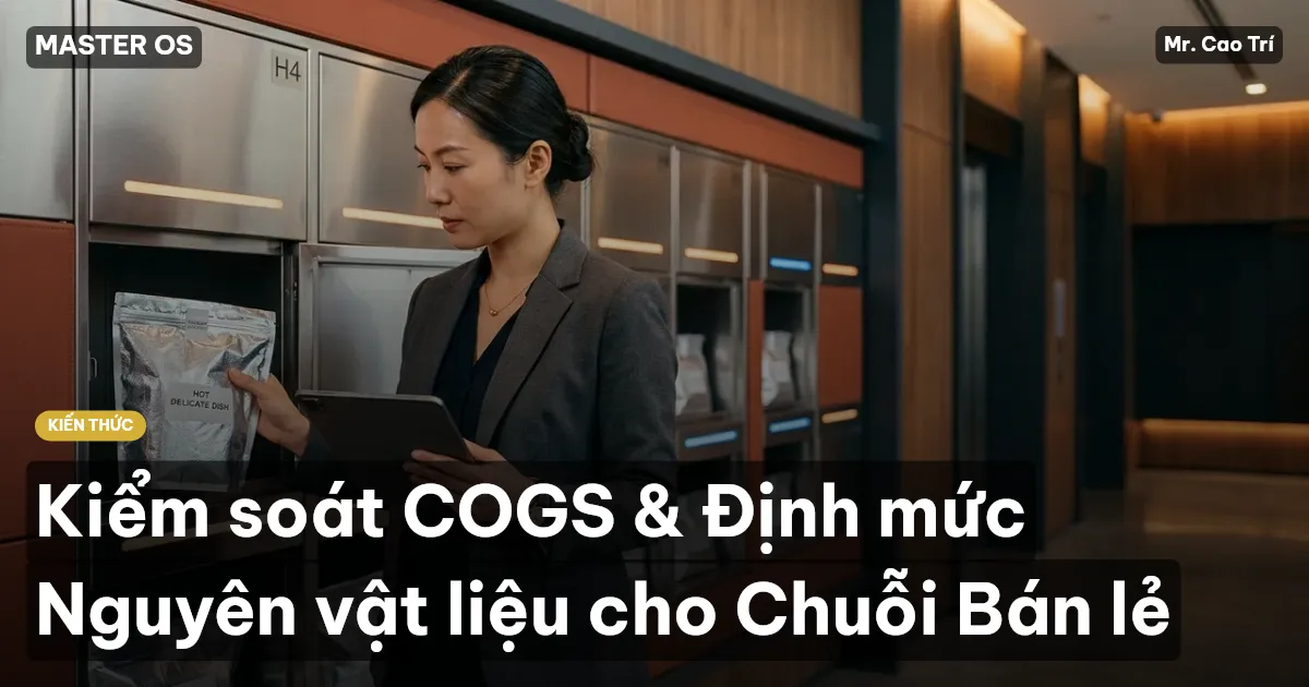 Kiểm soát COGS & Định mức Nguyên vật liệu cho Chuỗi Bán lẻ