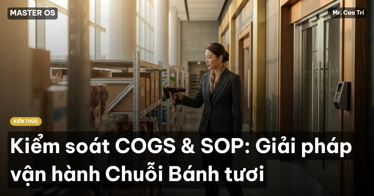 Kiểm soát COGS & SOP: Giải pháp vận hành Chuỗi Bánh tươi