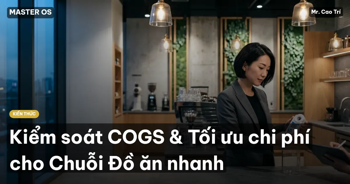 Kiểm soát COGS & Tối ưu chi phí cho Chuỗi Đồ ăn nhanh