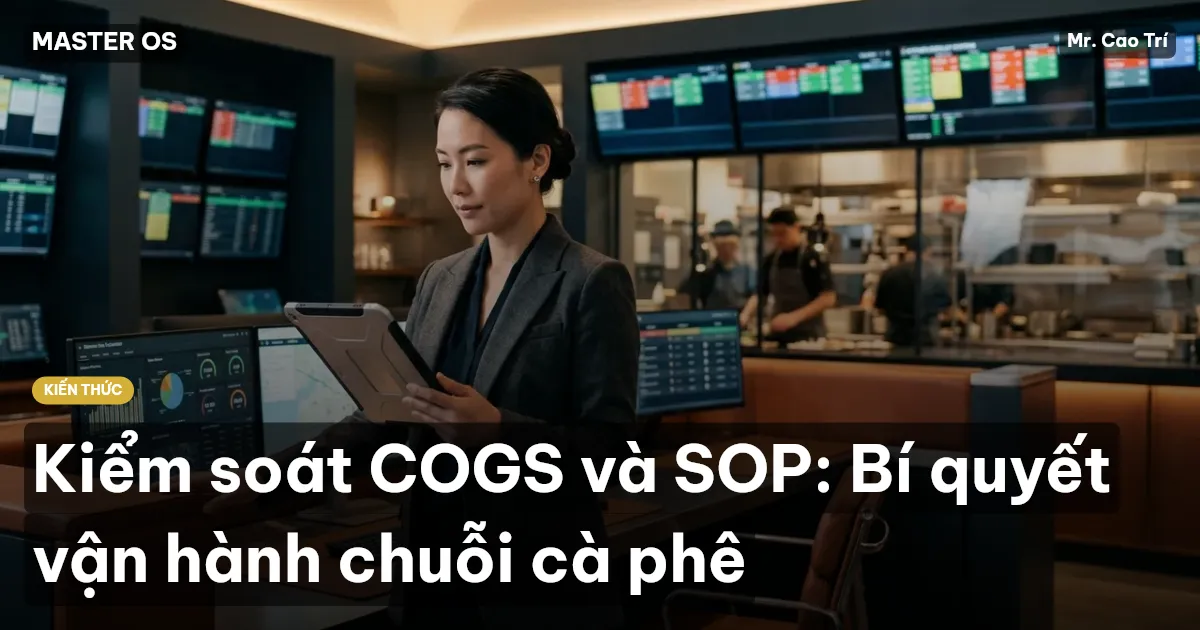 Kiểm soát COGS và SOP: Bí quyết vận hành chuỗi cà phê