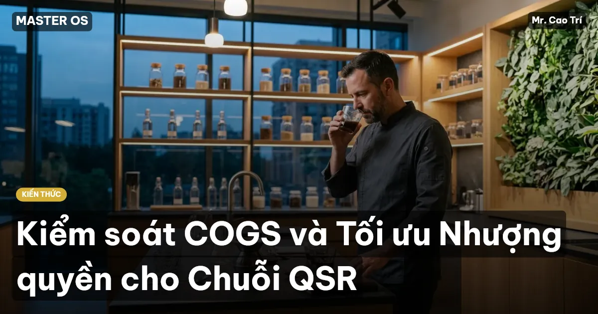 Kiểm soát COGS và Tối ưu Nhượng quyền cho Chuỗi QSR