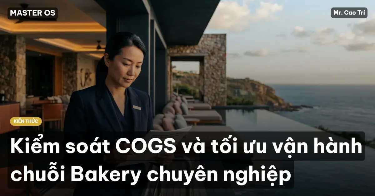 Kiểm soát COGS và tối ưu vận hành chuỗi Bakery chuyên nghiệp