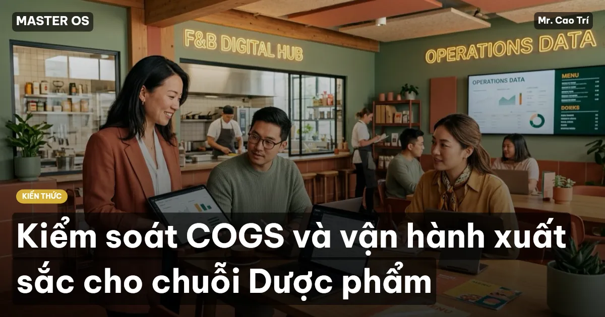 Kiểm soát COGS và vận hành xuất sắc cho chuỗi Dược phẩm