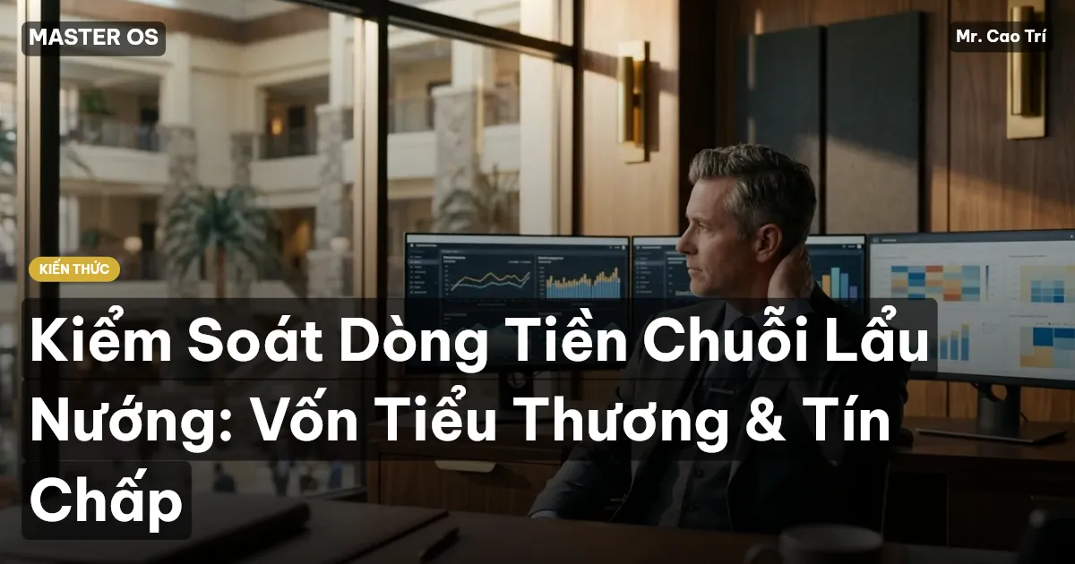 Kiểm Soát Dòng Tiền Chuỗi Lẩu Nướng: Vốn Tiểu Thương & Tín Chấp