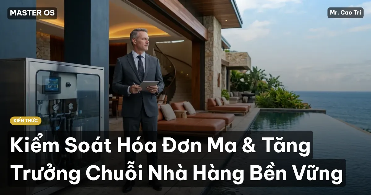 Kiểm Soát Hóa Đơn Ma & Tăng Trưởng Chuỗi Nhà Hàng Bền Vững