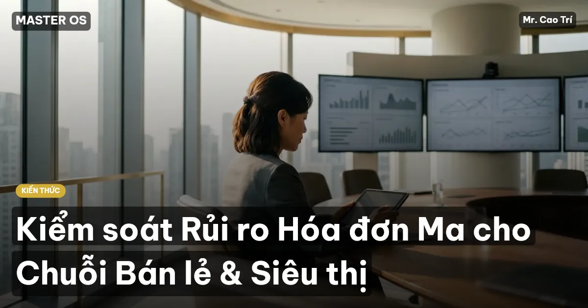 Kiểm soát Rủi ro Hóa đơn Ma cho Chuỗi Bán lẻ & Siêu thị