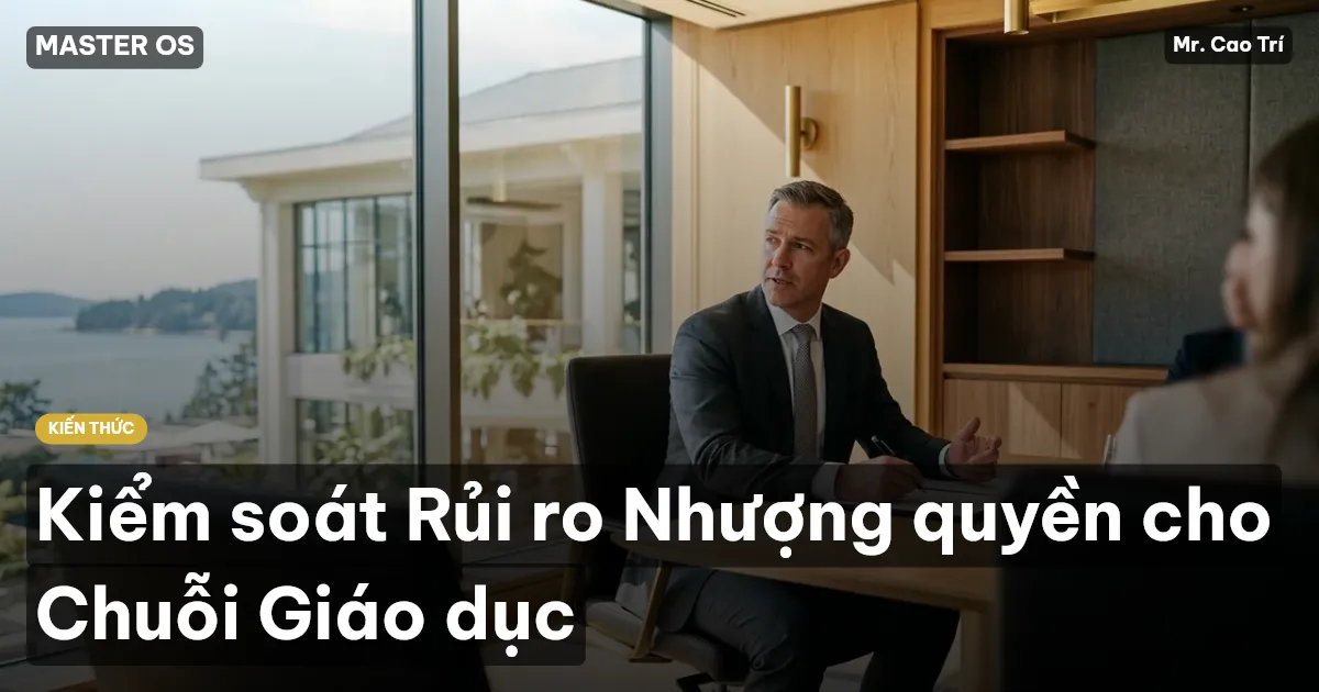 Kiểm soát Rủi ro Nhượng quyền cho Chuỗi Giáo dục
