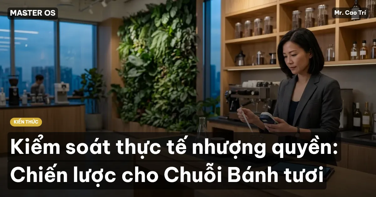 Kiểm soát thực tế nhượng quyền: Chiến lược cho Chuỗi Bánh tươi