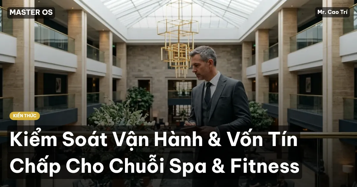 Kiểm Soát Vận Hành & Vốn Tín Chấp Cho Chuỗi Spa & Fitness