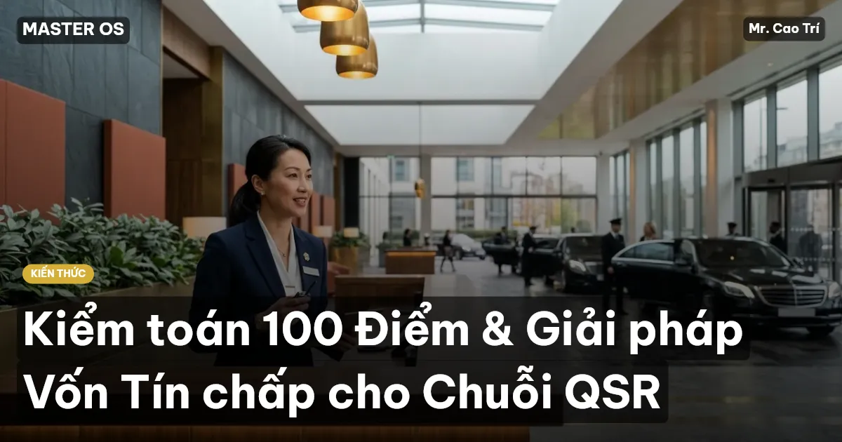 Kiểm toán 100 Điểm & Giải pháp Vốn Tín chấp cho Chuỗi QSR