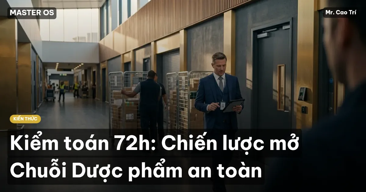Kiểm toán 72h: Chiến lược mở Chuỗi Dược phẩm an toàn