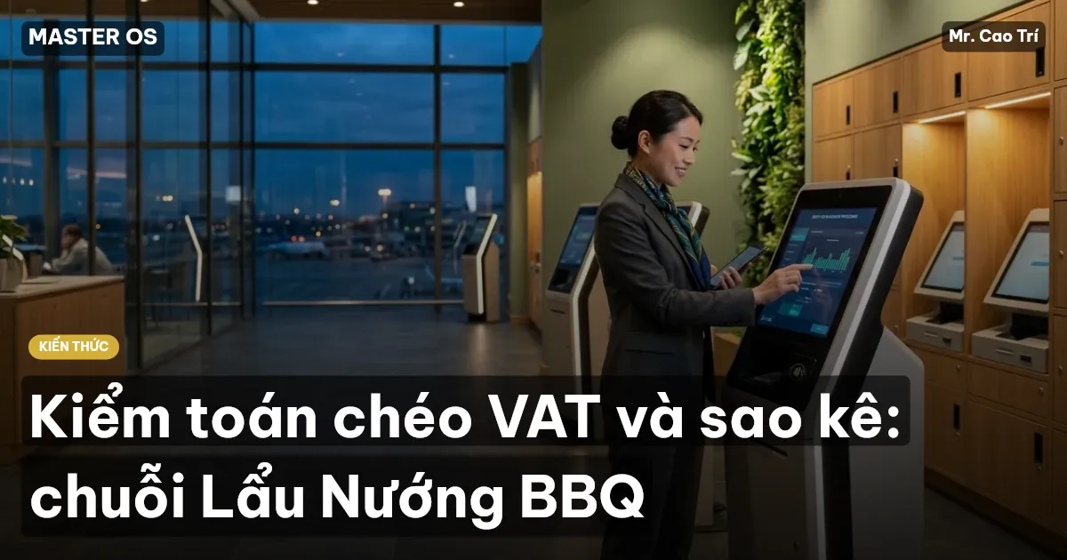 Kiểm toán chéo VAT và sao kê: chuỗi Lẩu Nướng BBQ