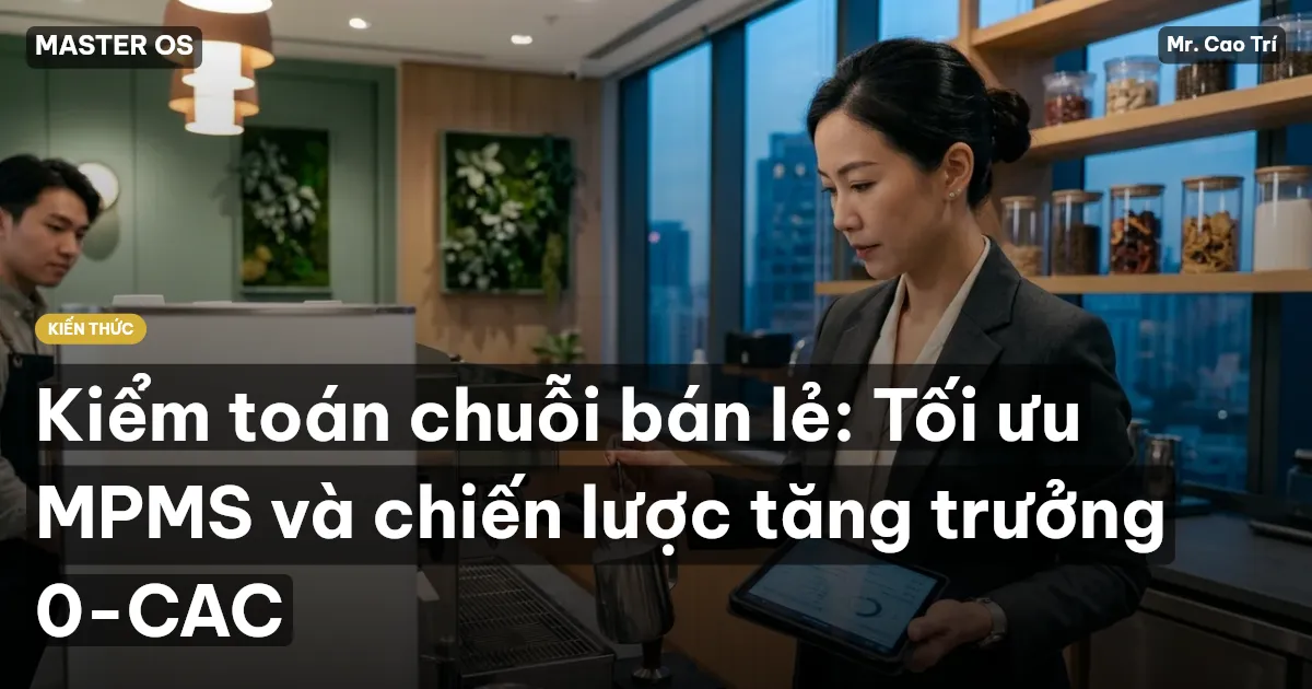 Kiểm toán chuỗi bán lẻ: Tối ưu MPMS và chiến lược tăng trưởng 0-CAC
