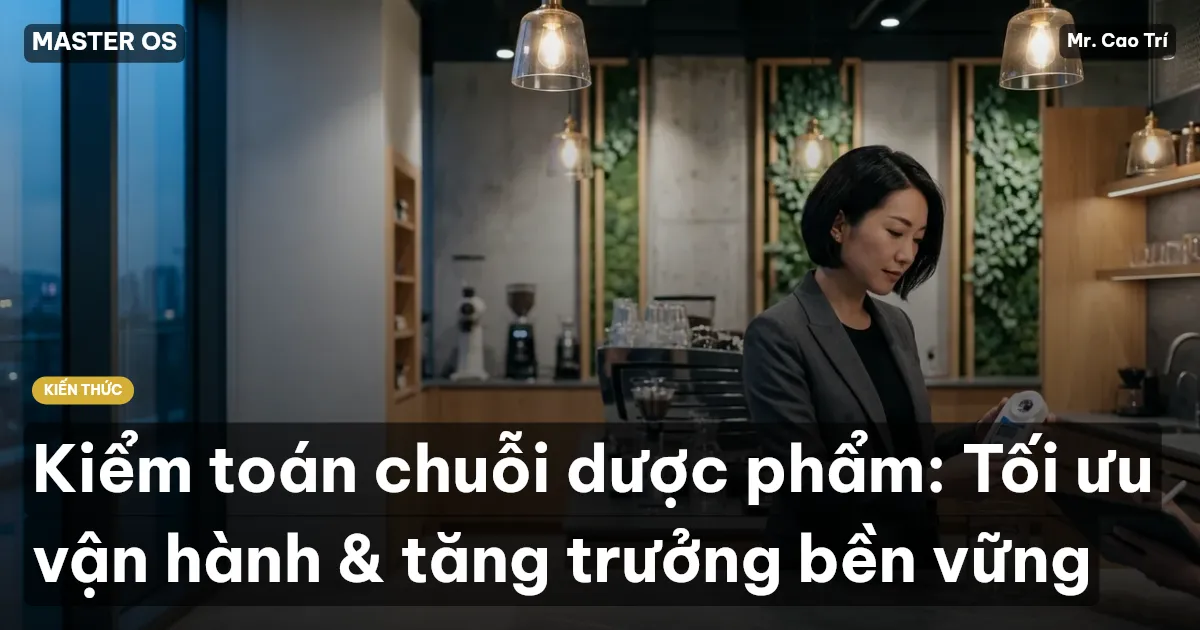 Kiểm toán chuỗi dược phẩm: Tối ưu vận hành & tăng trưởng bền vững