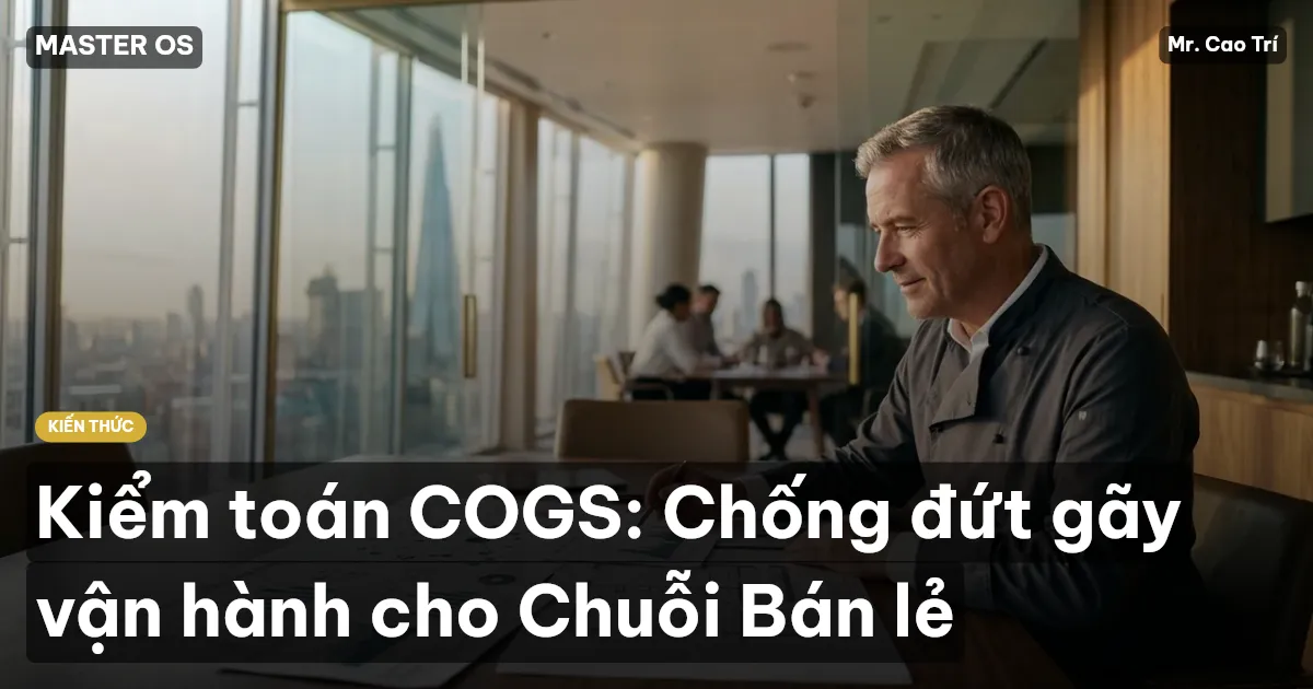 Kiểm toán COGS: Chống đứt gãy vận hành cho Chuỗi Bán lẻ