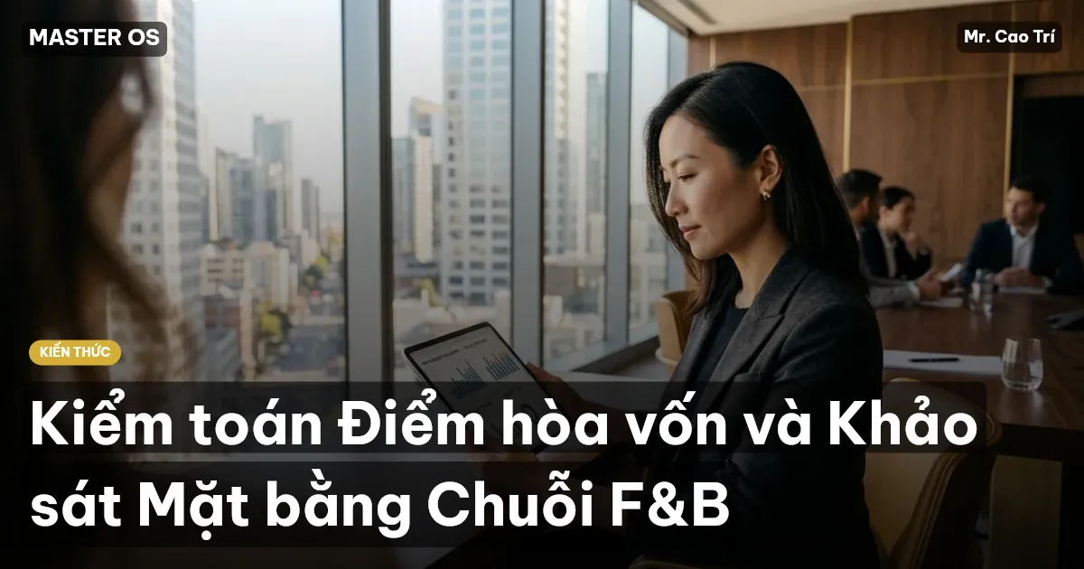 Kiểm toán Điểm hòa vốn và Khảo sát Mặt bằng Chuỗi F