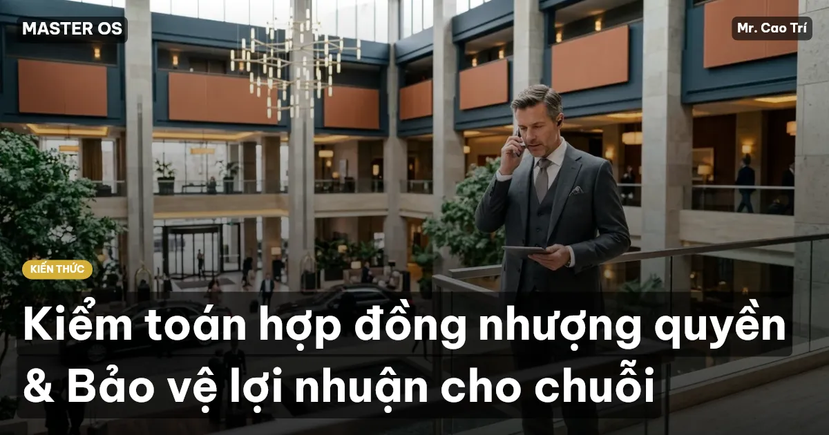 Kiểm toán hợp đồng nhượng quyền & Bảo vệ lợi nhuận cho chuỗi