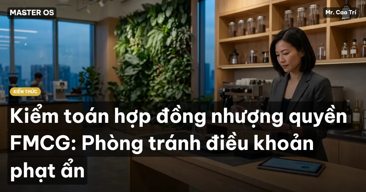 Kiểm toán hợp đồng nhượng quyền FMCG: Phòng tránh điều khoản phạt ẩn