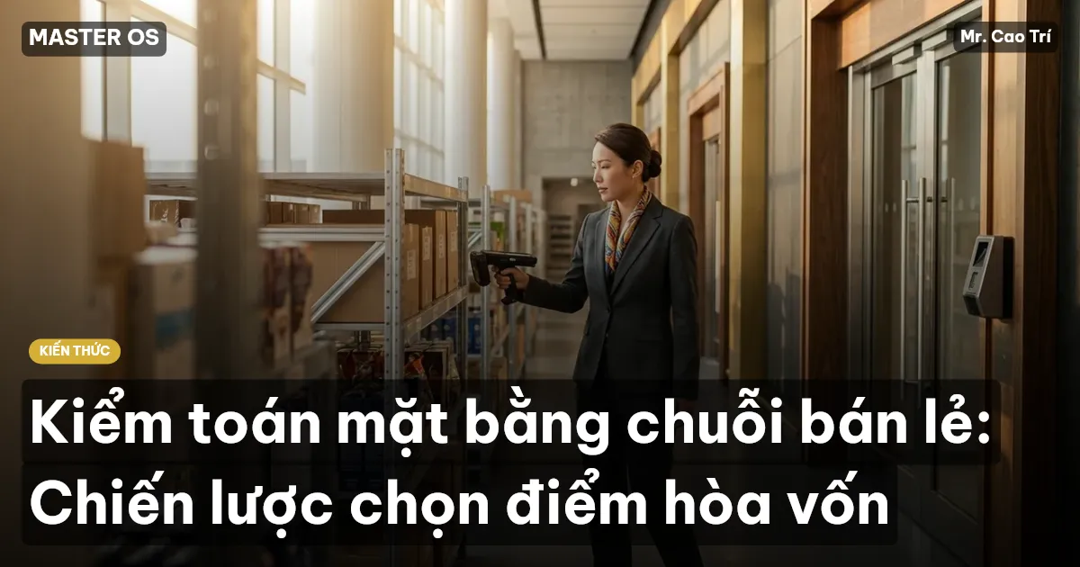Kiểm toán mặt bằng chuỗi bán lẻ: Chiến lược chọn điểm hòa vốn