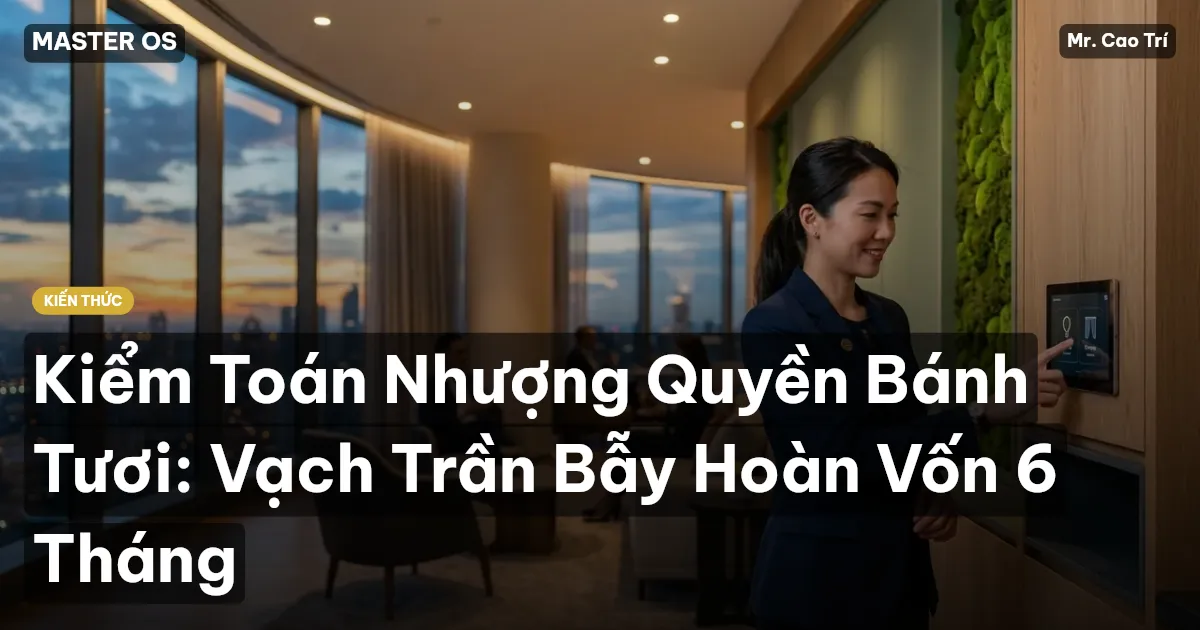 Kiểm Toán Nhượng Quyền Bánh Tươi: Vạch Trần Bẫy Hoàn Vốn 6 Tháng