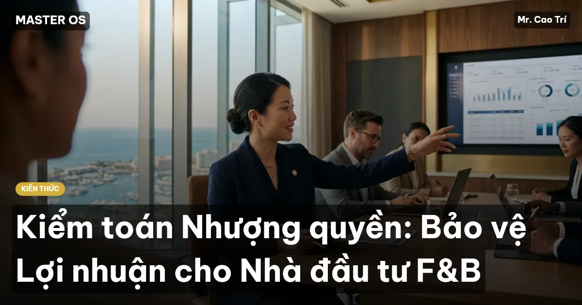 Kiểm toán Nhượng quyền: Bảo vệ Lợi nhuận cho Nhà đầu tư F