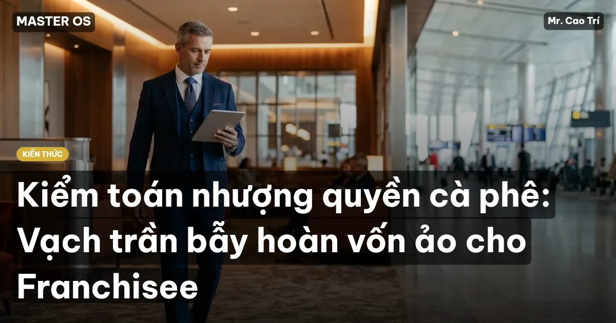 Kiểm toán nhượng quyền cà phê: Vạch trần bẫy hoàn vốn ảo cho Franchisee