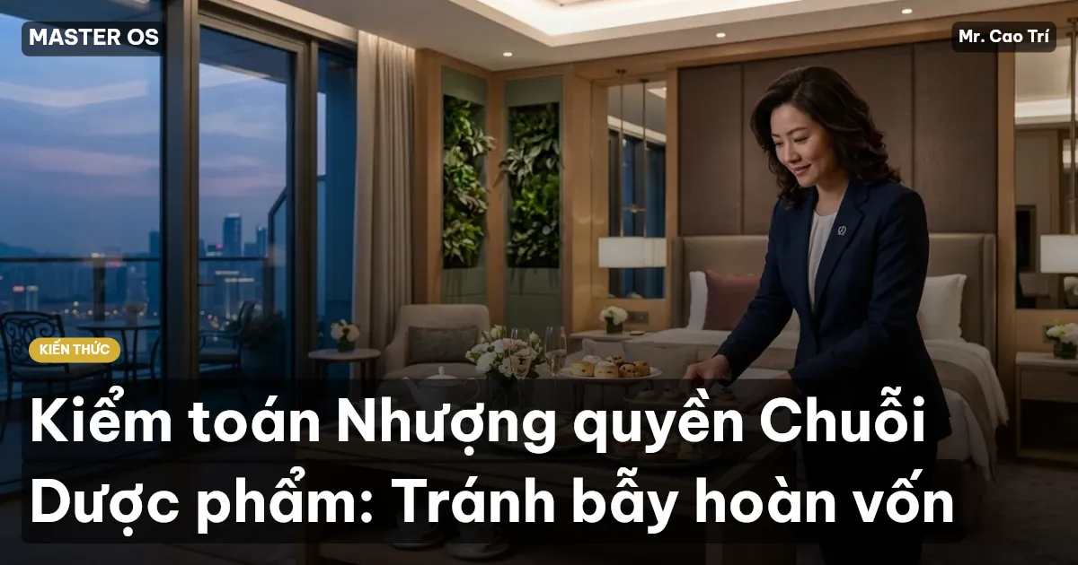 Kiểm toán Nhượng quyền Chuỗi Dược phẩm: Tránh bẫy hoàn vốn