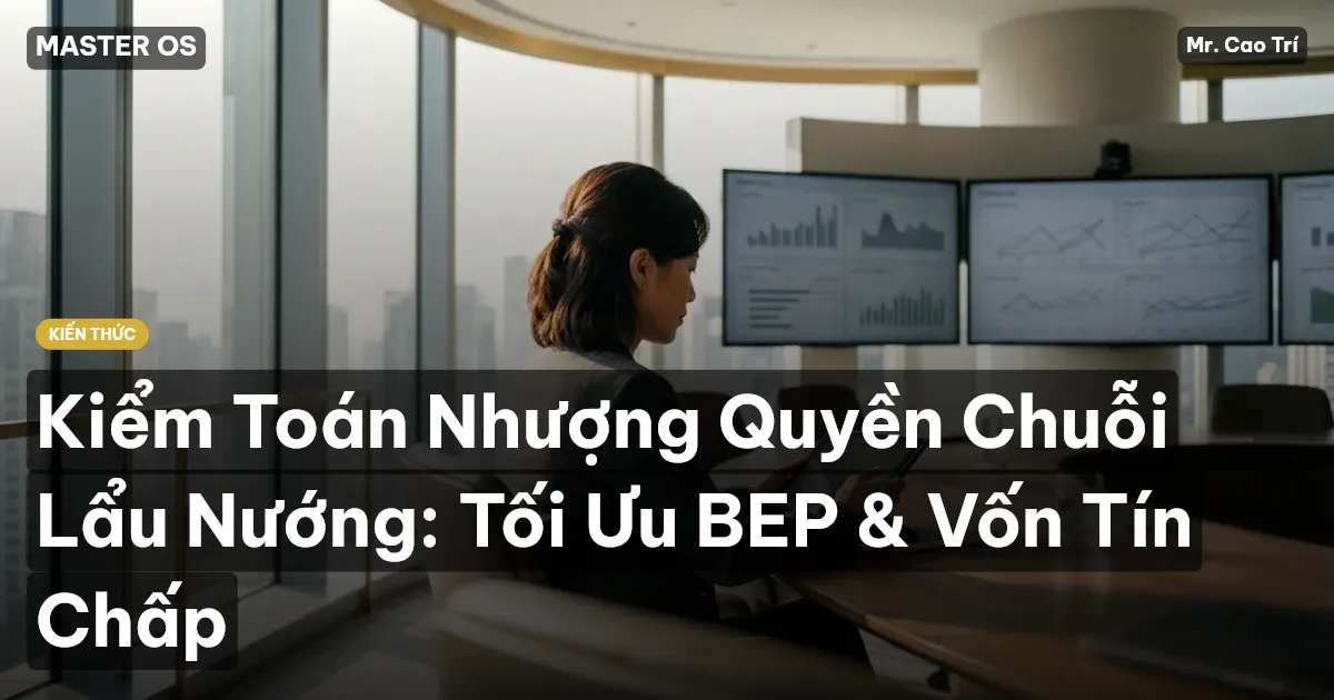Kiểm Toán Nhượng Quyền Chuỗi Lẩu Nướng: Tối Ưu BEP & Vốn Tín Chấp