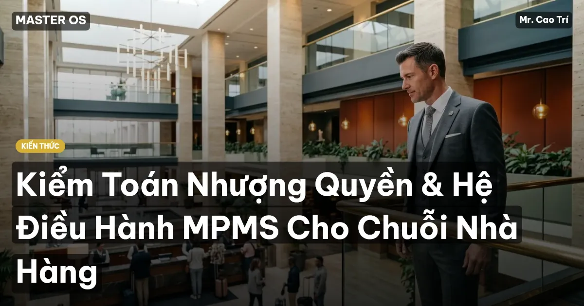 Kiểm Toán Nhượng Quyền & Hệ Điều Hành MPMS Cho Chuỗi Nhà Hàng