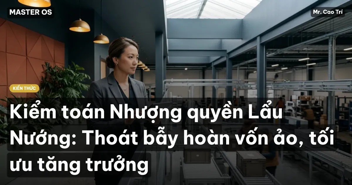 Kiểm toán Nhượng quyền Lẩu Nướng: Thoát bẫy hoàn vốn ảo, tối ưu tăng trưởng