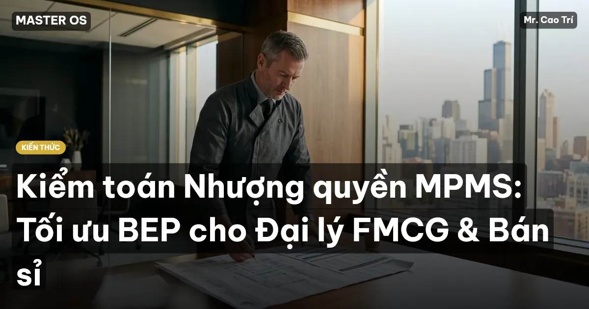 Kiểm toán Nhượng quyền MPMS: Tối ưu BEP cho Đại lý FMCG & Bán sỉ
