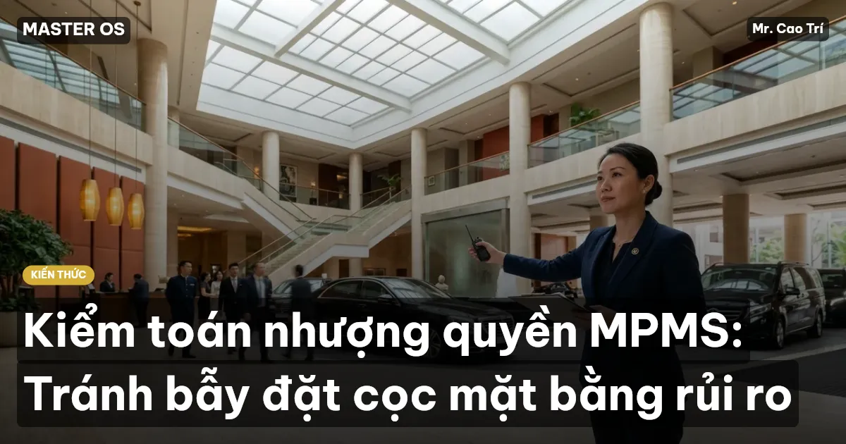 Kiểm toán nhượng quyền MPMS: Tránh bẫy đặt cọc mặt bằng rủi ro