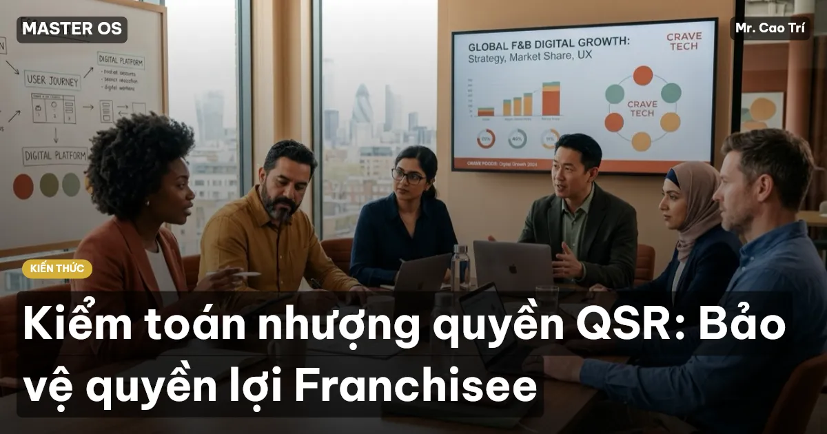 Kiểm toán nhượng quyền QSR: Bảo vệ quyền lợi Franchisee